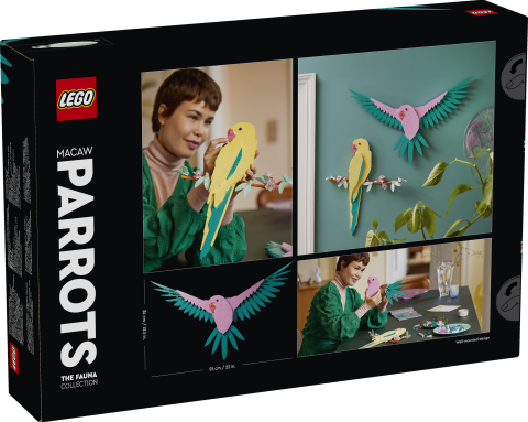 LEGO® Art Fauna Koleksiyonu – Macaw Papağanları 31211