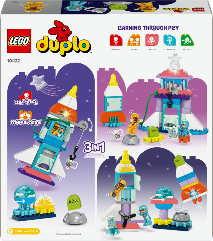 LEGO® DUPLO® 3’ü 1 Arada Uzay Mekiği Macerası 10422