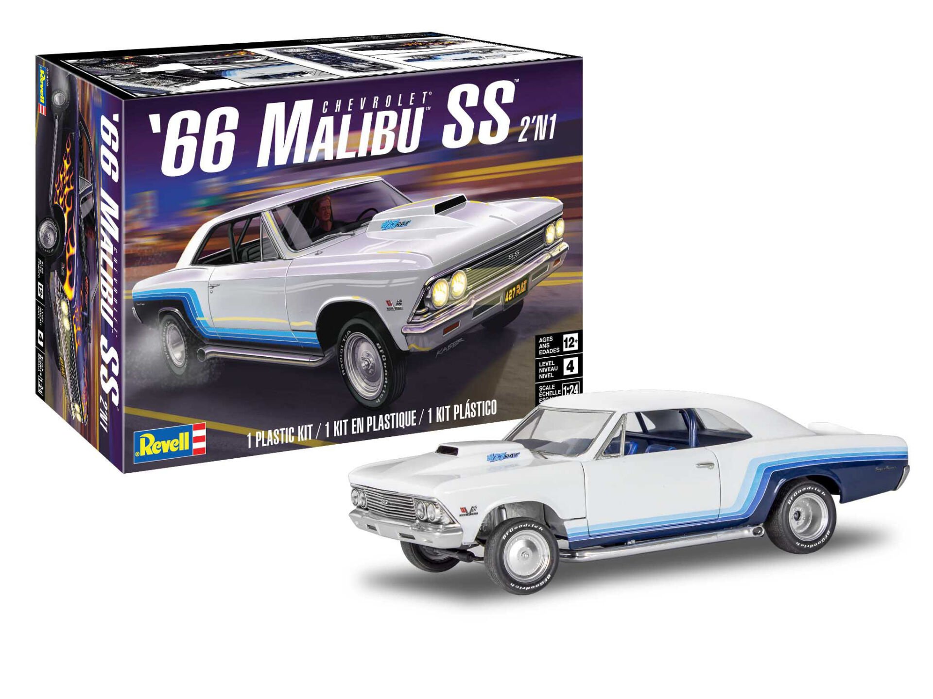 66 Chevrolet Malibu SS 2si 1 Arada