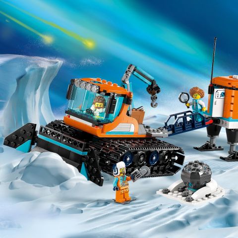 LEGO® City Kutup Keşif Kamyonu ve Mobil Laboratuvarı 60378 Oyuncak Yapım Seti (489 Parça)