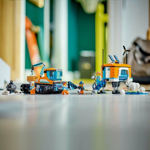 LEGO® City Kutup Keşif Kamyonu ve Mobil Laboratuvarı 60378 Oyuncak Yapım Seti (489 Parça)