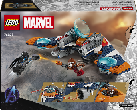 LEGO® Super Heroes Rocket'in Warbird Aracı Ronan’a Karşı 76278