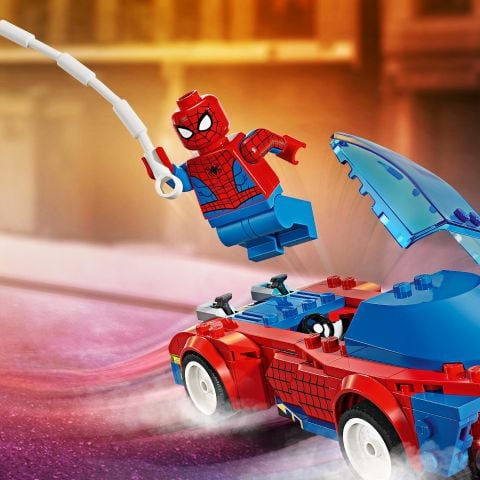 LEGO® Super Heroes Örümcek Adam Yarış Arabası ve Venom Green Goblin 76279