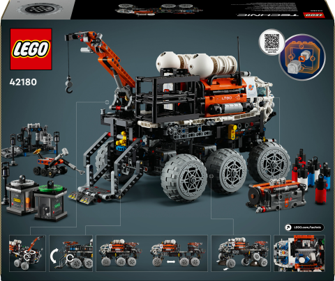 LEGO® Technic Mars Ekibi Keşif Aracı 42180 - 11 Yaş ve Üzeri Uzay Meraklısı Çocuklar için Koleksiyonluk Yaratıcı Oyuncak Model Yapım Seti (1599 Parça)