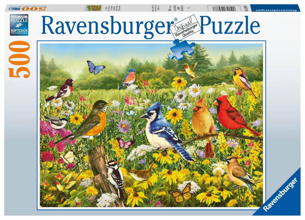 Ravensburger 500 Parçalı Puzzle Kuşlar