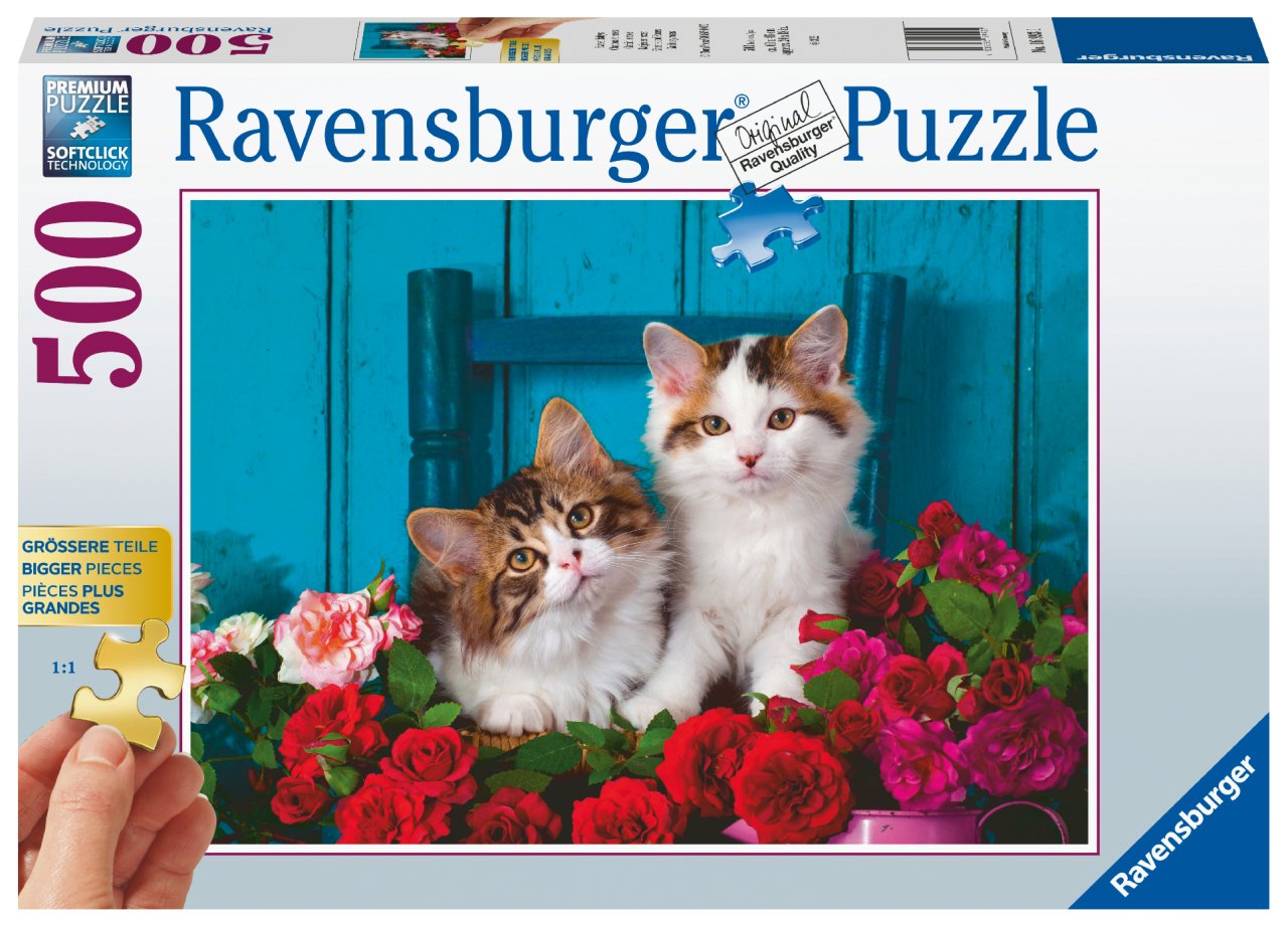 Ravensburger 500 Parçalı Puzzle Kedicikler