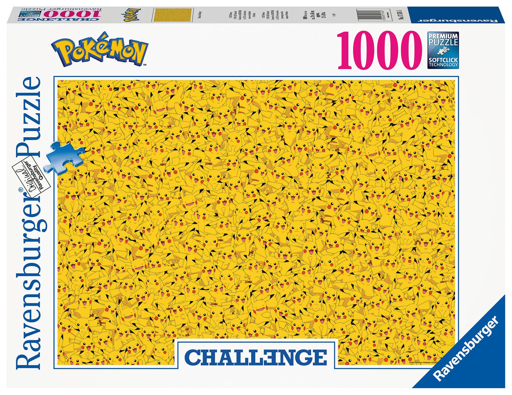 1000p Puz Pikachu Challenge puzzle