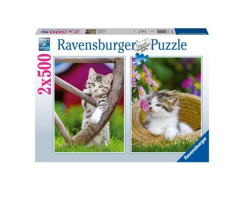 Ravensburger 2x500 Parçalı Puzzle Köyde Kediler