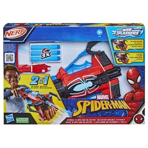 Spiderman Su ve Dart Fırlatıcı