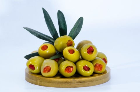 Biberli Yeşil Zeytin 3.80 KG e