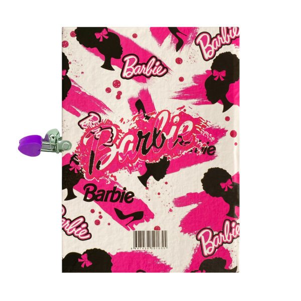 Barbie Kilitli Kız Çocuk Günlük Anı Defteri