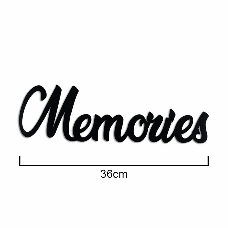 ''Memories'' Yapışkanlı Sök Tak Duvar Yazısı