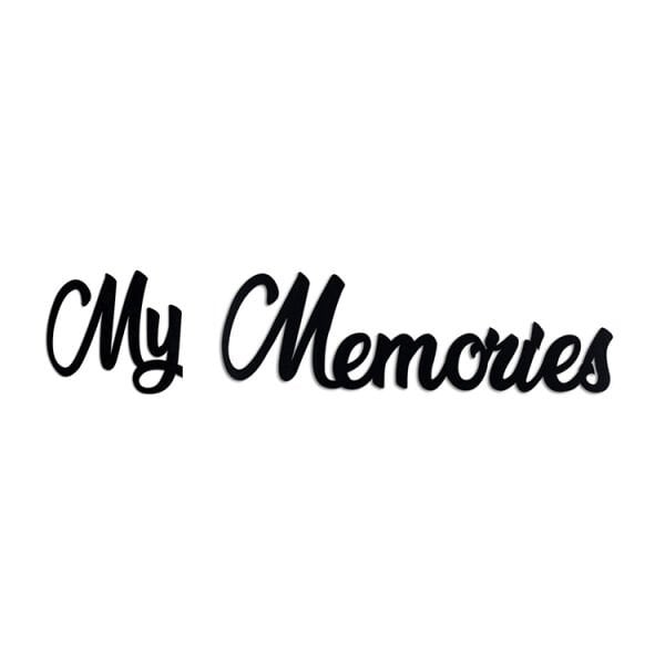 ''My Memories'' Yapışkanlı Sök Tak Duvar Yazısı