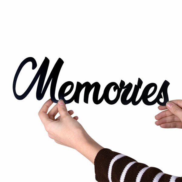 ''My Memories'' Yapışkanlı Sök Tak Duvar Yazısı