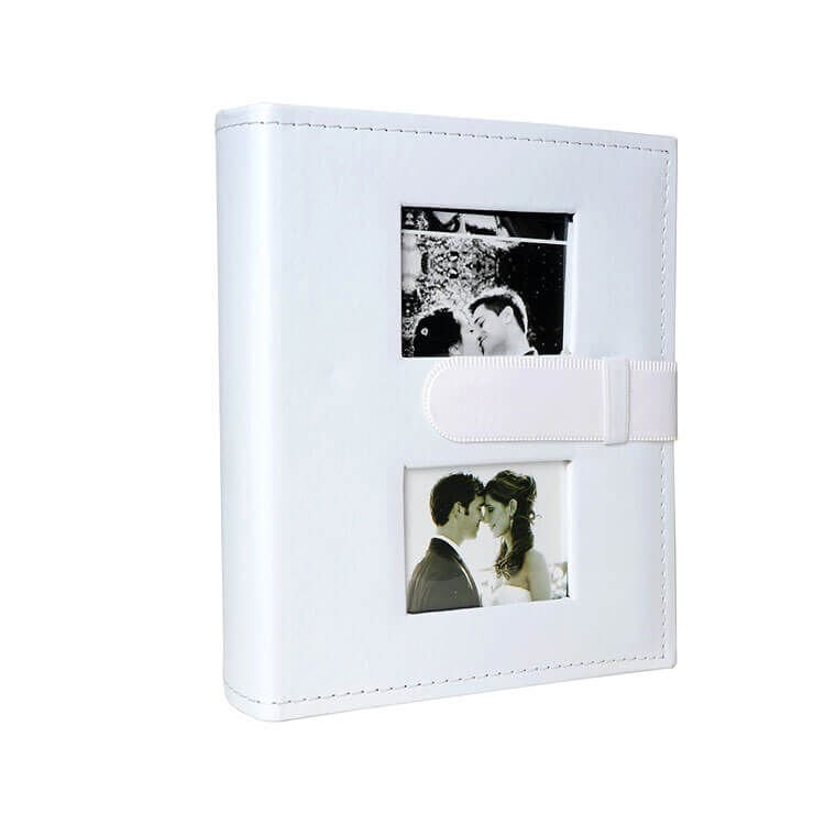 Deri Fotoğraf Albümü Beyaz 200’lük 10x15
