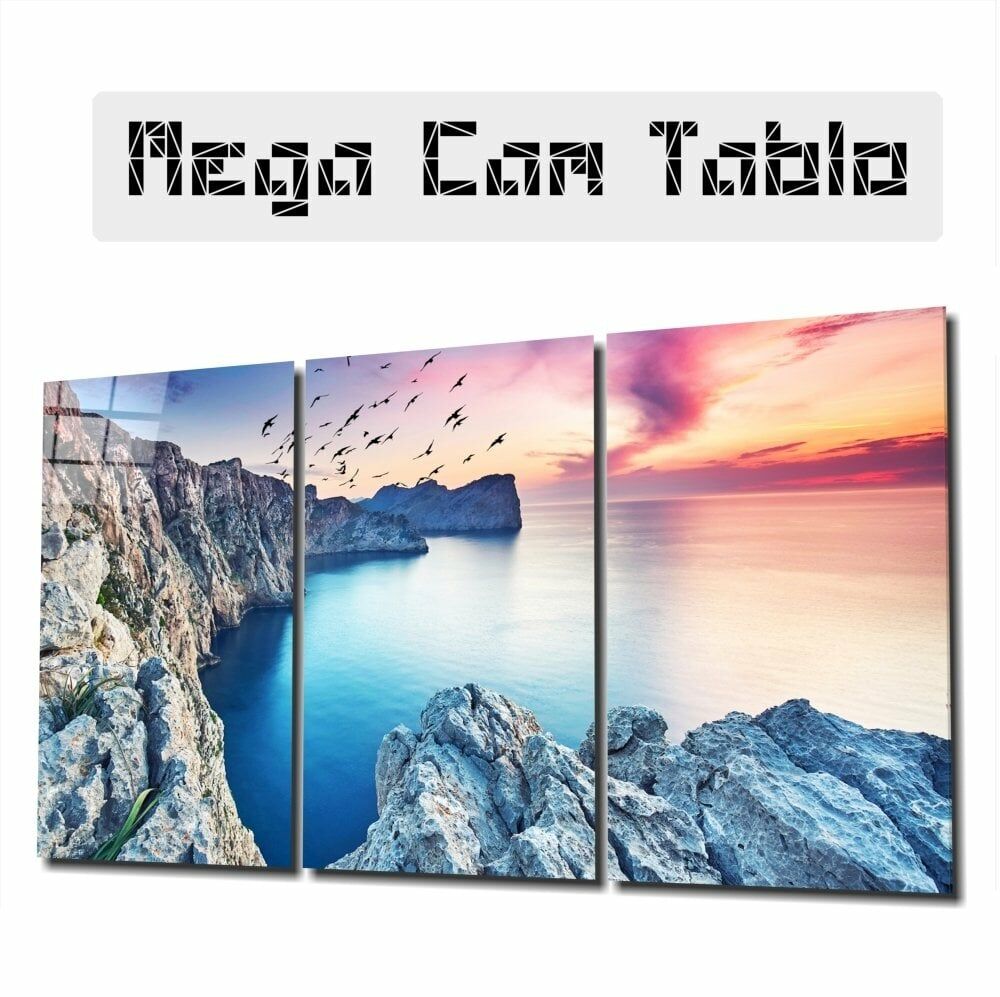 Kıyı Mega Cam Tablo