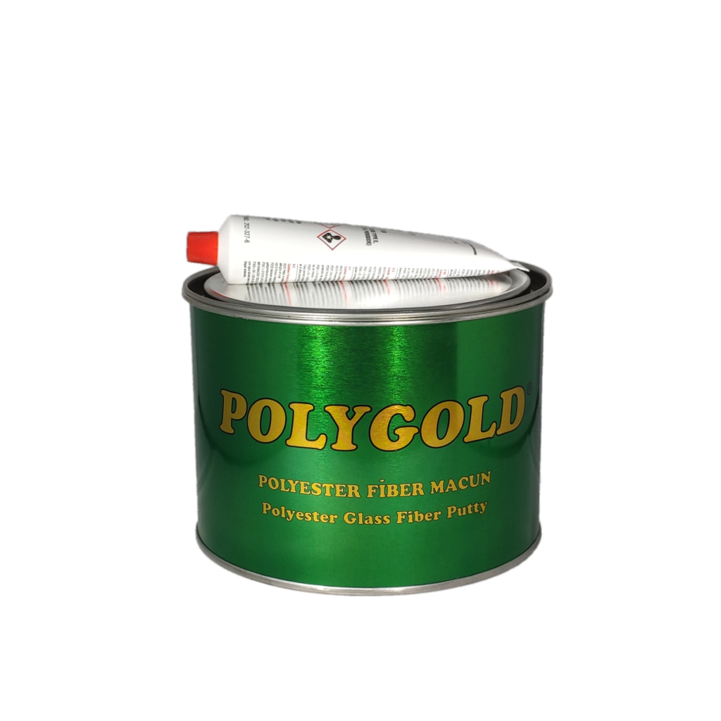 PolyGold Polyester Fiber Elyaflı Macun Yeşil  2,7 Kg