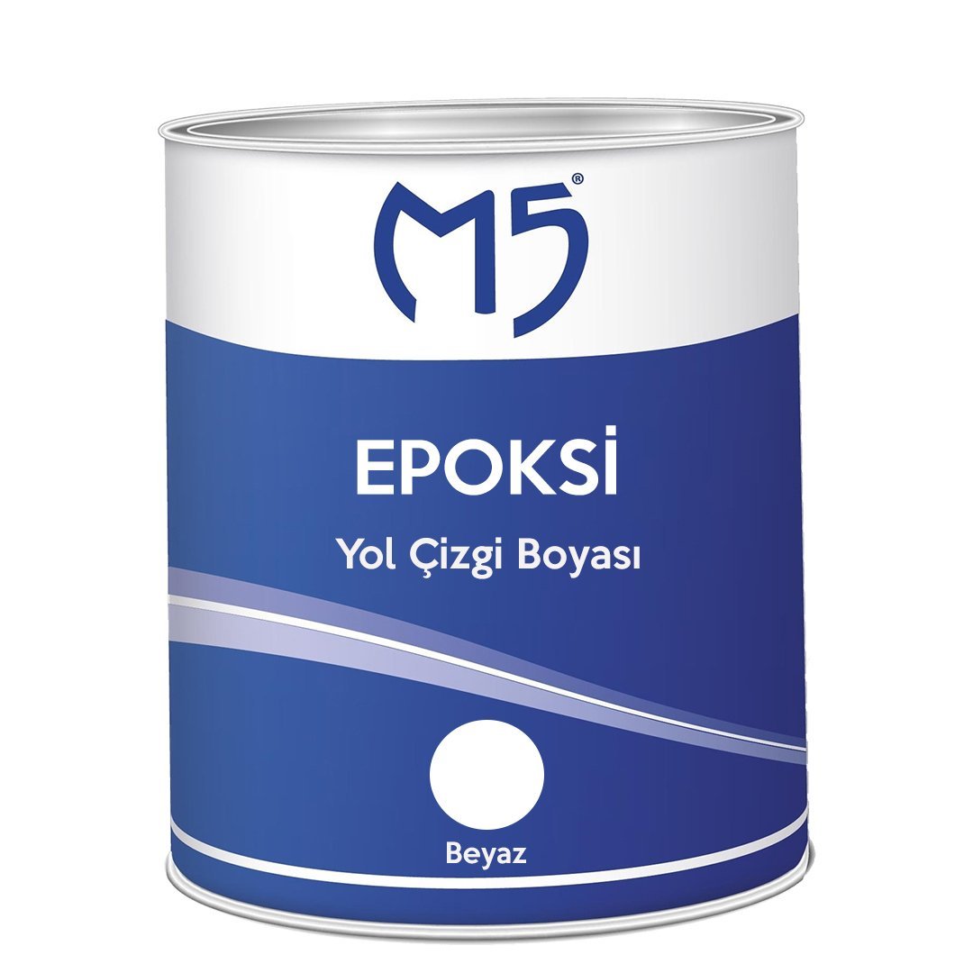 M5 2800 Epoksi Yol Çizgi Boyası Beyaz 3,50 kg (3 Kg Boya +0,50 Kg Sert)