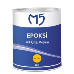 M5 2800 Epoksi Yol Çizgi Boyası Sarı 3,50 kg (3 Kg Boya +0,50 Kg Sert)