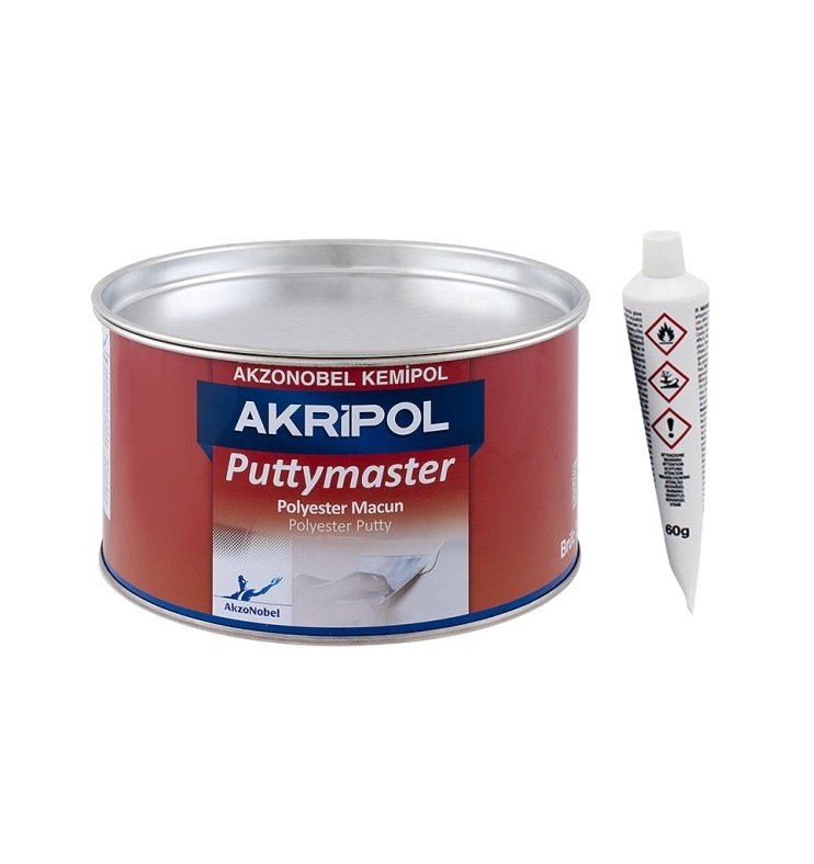 AkzoNobel Akripol Puttymaster Polyester Çelik Macun 3/1 2,7 Kg