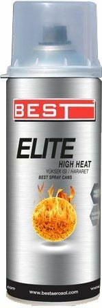 Best Elite Isıya Dayanaklı Akrilik Sprey Boya 600C Kırmızı 400ml