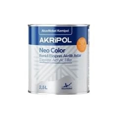 AkzoNobel Akripol 2k Neo Color Renkli Astar Siyah 2.5 Litre