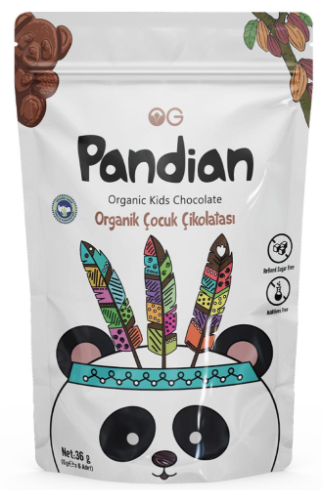 OG Natural Pandian Organik Çocuk Çikolatası 36 G.