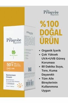 The Prouvee Reponses 50 Spf Güneş Koruyucu Krem 100 ML