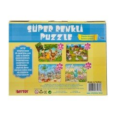 Süper Renkli Puzzle-Hayvanlar