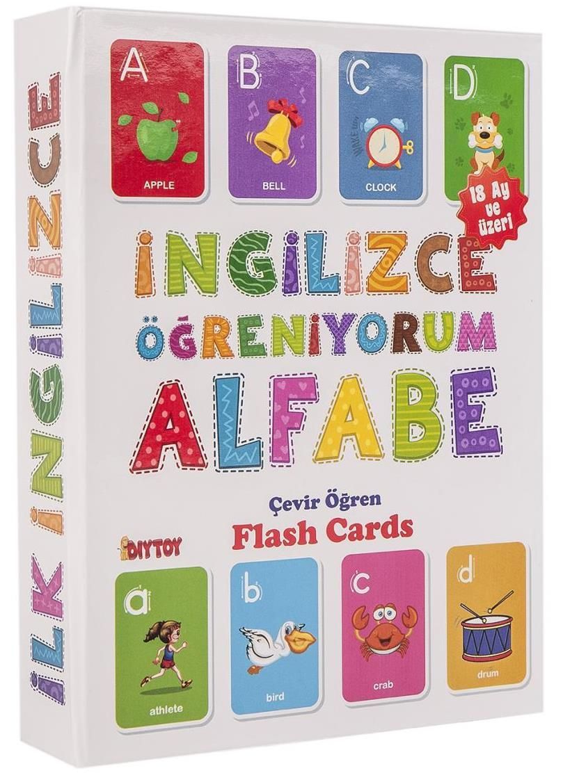 İngilizce Öğreniyorum Alfabe (Flash Cards)