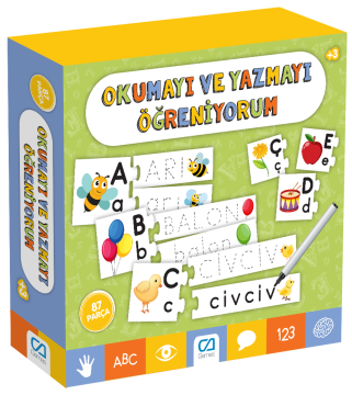 CA Games Okumayı ve Yazmayı Öğreniyorum Eğitici Kutu Oyunu