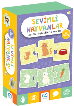 CA Games Sevimli Hayvanlar Eğitici Kutu Oyunu