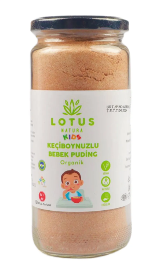 Lotus Natura Organik Kids Keçiboynuzlu Bebek Pudingi 300 Gr
