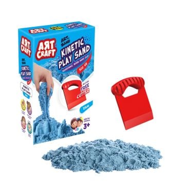 ART CRAFT AKSESUARLI MAVİ KİNETİK OYUN KUMU 500 GR.