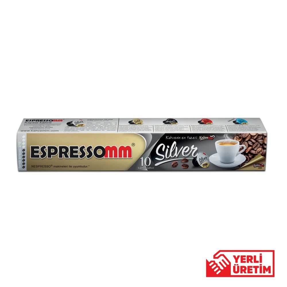 Espressomm® Silver Kapsül Kahve (10 Adet) - Nespresso® Uyumlu*