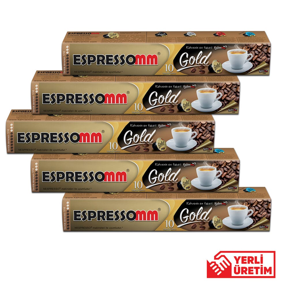 Espressomm® Gold Kapsül Kahve (50 Adet) - Nespresso® Uyumlu*
