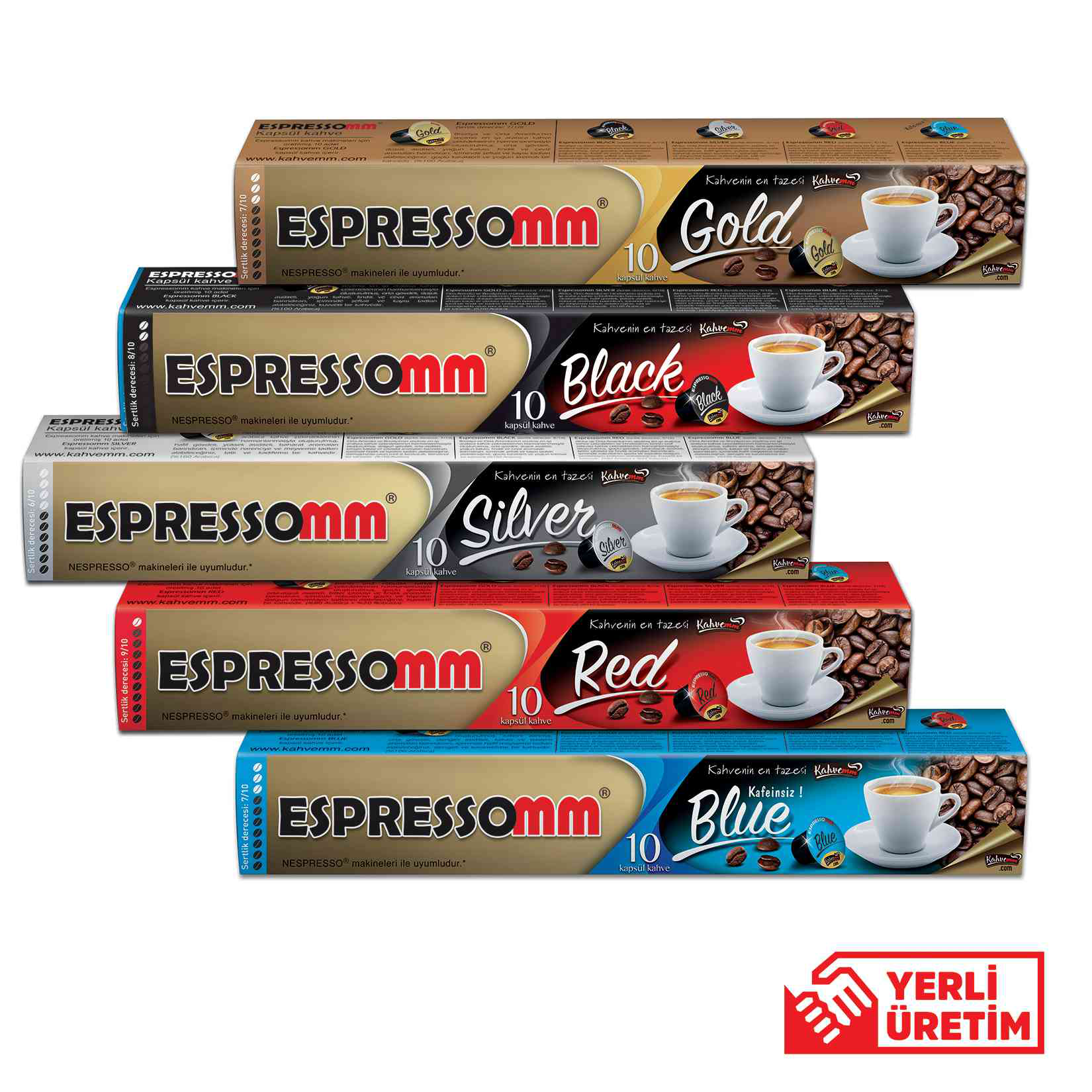 Espressomm® Karışık Kapsül Kahve (50 Adet) - Nespresso® Uyumlu*