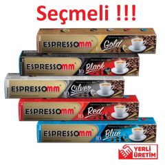 Espressomm® Seçmeli Karışık Kapsül Kahve (50 Adet) - Nespresso® Uyumlu*