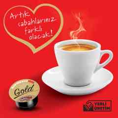 Espressomm® Gold Kapsül Kahve (50 Adet) - Tchibo Cafissimo® Uyumlu*