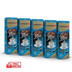Espressomm® Blue Kapsül Kahve-kafeinsiz! (50 Adet) - Tchibo Cafissimo®* Uyumlu