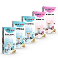 Espressomm® Classic Karışık İstanbul&Ankara Kapsül Kahve (50 Adet) - Nespresso® Uyumlu*