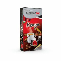 Espressomm® Single Origin Kenya Alüminyum Kapsül Kahve (10 Adet) - Nespresso® Uyumlu*