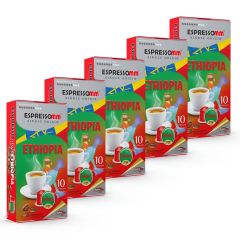 Espressomm® Single Origin Ethiopia Alüminyum Kapsül Kahve (50 Adet) - Nespresso® Uyumlu*