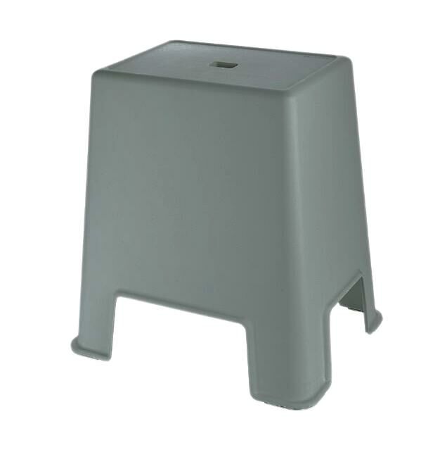 Geseus Banyo Taburesi Büyük Boy Çok amaçlı Tabure Koyu Gri CLK-481