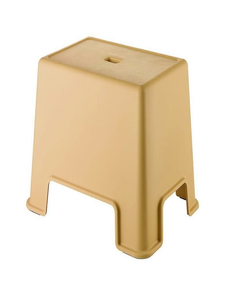 Geseus Banyo Taburesi Büyük Boy Çok amaçlı Tabure Açık Kahve-481