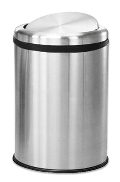 Palex Krom Pratik Kapaklı Çöp Kovası 45 Litre