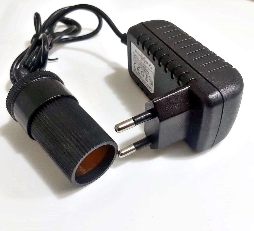Çakmak Adaptörü Araç Çakmaklık Çevirici Ev Tipi Çevirici Adaptör 12W/1A/12Volt