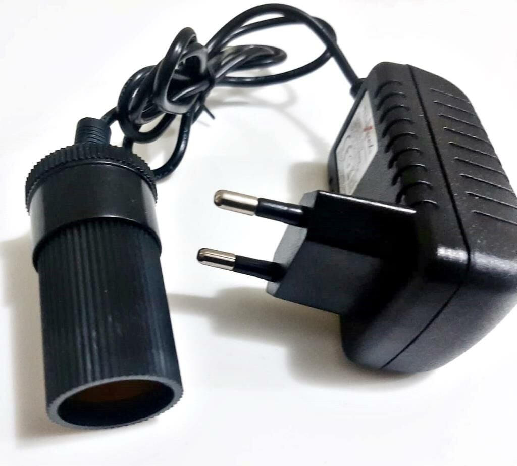 Çakmak Adaptörü Araç Çakmaklık Çevirici Ev Tipi Çevirici Adaptör 18W/1.5A/12Volt