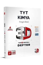 3D TYT KİMYA VİDEO DERS DEFTERİ