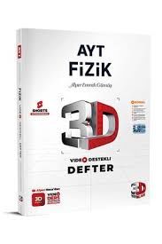 3D AYT FİZİK VİDEO DERS DEFTERİ